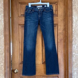 BKE Sabrina Women's Indigo Boot Cut Jeans 28W x 33.5W